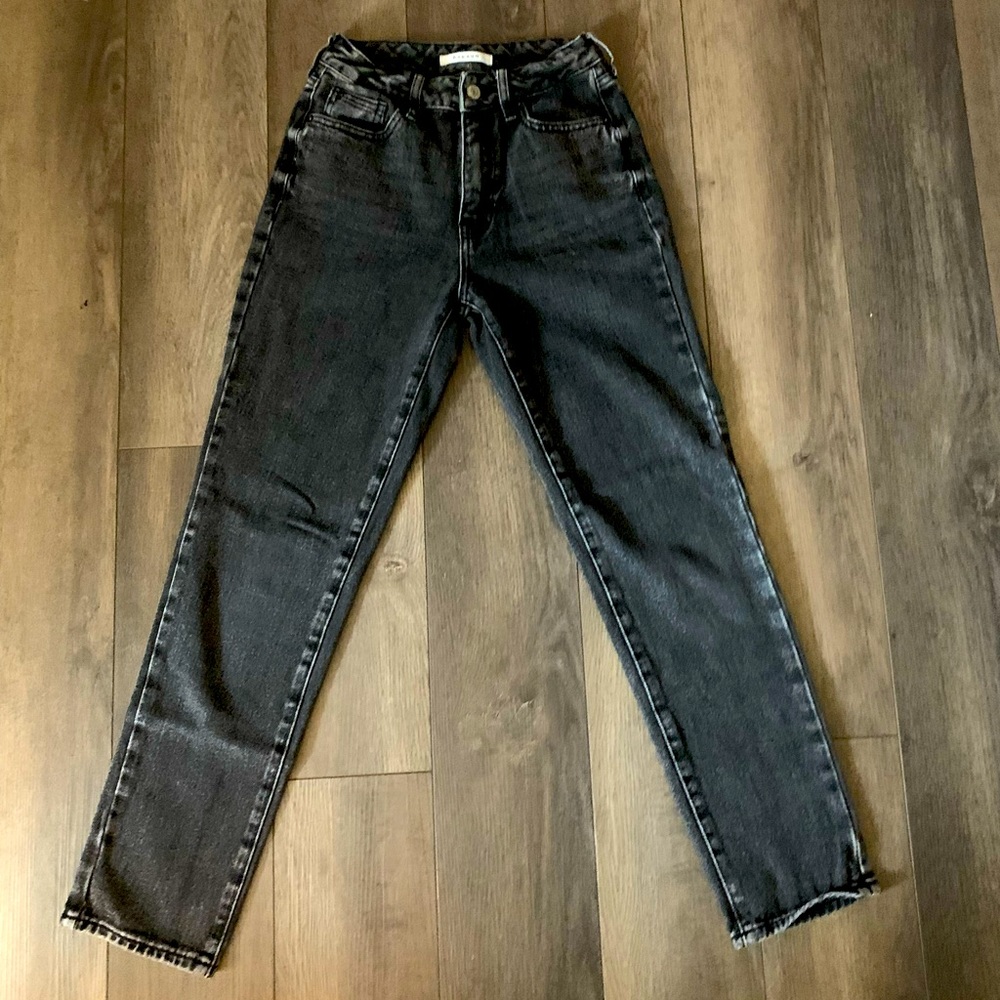 Distressed black Mom Jeans by Pacsun.  Size 23.
